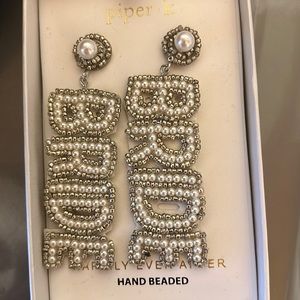 Bride earrings never worn